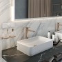 Lavabo d'appoggio hansgrohe Xuniva Q 55 x 40 cm - vista dettagliata