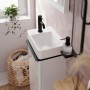 Lavabo hansgrohe Xelu Q con mensola a sinistra 36 x 25 cm