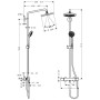 hansgrohe Raindance Showerpipe 220 EcoSmart mit Brausearm 40 cm schwenkbar - technische Ansicht