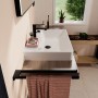 hansgrohe Xanuia Q Lavabo d'appoggio lucidato 650/480 con foro rubinetto e troppopieno - immagine prodotto