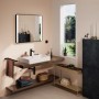 hansgrohe Xanuia Q Lavabo d'appoggio lucidato 650/480 con foro rubinetto e troppopieno - vista dettagliata
