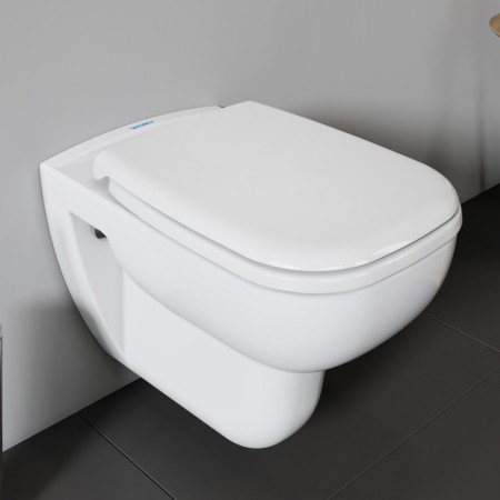Duravit D-Code Rimless WC sospeso con scarico a pavimento
