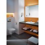 Duravit D-Code Rimless WC sospeso con scarico a pavimento