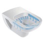 Duravit D-Code Rimless WC sospeso a scarico profondo - vista tecnica