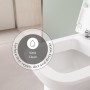 VitrA S20 Stand-WC Tiefspüler mit Spülrand - Detailansicht