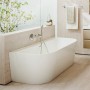 LAUFEN MEDA Vorwand-Badewanne 180 x 80 cm mit Schürze - technische Ansicht