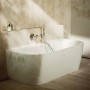 LAUFEN MEDA Vorwand-Badewanne 180 x 80 cm mit Schürze - Produktansicht