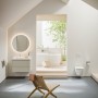 LAUFEN MEDA Vorwand-Badewanne 180 x 80 cm mit Schürze - technische Ansicht
