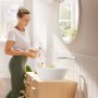 Rubinetto da lavabo incasso hansgrohe Rebris S con beccuccio da 20 cm - vista tecnica