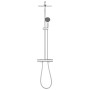 Sistema doccia GROHE Vitalio Start 250 con batteria termostatica - vista tecnica