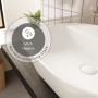 VitrA Options Geo Aufsatzwaschtisch 54,5 x 43 cm mit Überlaufloch - technische Ansicht