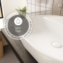 VitrA Options Geo Aufsatzwaschtisch 54,5 x 43 cm mit Überlaufloch - Produktansicht