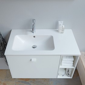 Duravit ME par Starck Meuble-lavabo avec 1 trou de robinet 83 x 49 cm