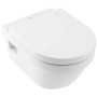 Set WC sospeso Villeroy & Boch Architectura con elemento di montaggio a parete e piastra di comando - vista dettagliata