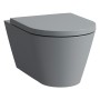 LAUFEN Kartell WC sospeso senza bordo, SilentFlush, EasyFit - vista dettagliata