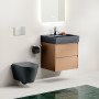 LAUFEN Kartell WC sospeso senza bordo, SilentFlush, EasyFit - vista dettagliata