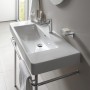 Vasque LAUFEN PRO S 105 cm, encastrable avec trou de robinet et trop-plein - vue détaillée