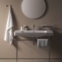 Lavabo LAUFEN PRO S 105 cm, encastrable avec trou pour robinet et trop-plein - vue technique