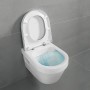 Set WC sospeso Villeroy & Boch Architectura con elemento di montaggio a parete e piastra di comando - vista dettagliata