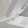 Set WC sospeso Villeroy & Boch Architectura con elemento di montaggio a parete e piastra di comando - vista tecnica