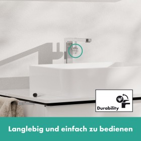 Rubinetto monocomando per lavabo hansgrohe Tecturis E 240 Fine CoolStart a risparmio idrico+ per lavabi senza troppo pieno
