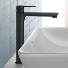 Miscelatore monocomando per lavabo Duravit D-Code FreshStart e MinusFlow