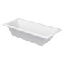 Duravit D-Code Rechteck-Badewanne 180 x 80 cm mit Mittelablauf - Detailansicht