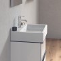 Lavabo meuble Duravit Vero Air avec 1 trou de robinet 60 x 47 cm, avec trop-plein - vue technique