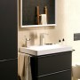 Rubinetto monocomando per lavabo hansgrohe Tecturis E 150 Fine CoolStart risparmio idrico+ senza piletta - vista dettagliata