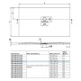 Receveur de douche Villeroy & Boch Squaro Infinity 100 x 100 cm - photo produit