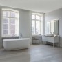 Baignoire Duravit Luv autoportante 160 x 75 cm, avec trop-plein - vue technique