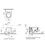 VitrA Options Nest Wand-WC VitrAflush 2.0 mit Bidetfunktion und Thermostat-Armatur
