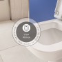 VitrA S20 Wand-WC Tiefspüler mit Spülrand - technische Ansicht