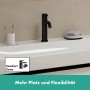 Rubinetto monocomando per lavabo hansgrohe Tecturis S 110 con scarico a tirante - vista dettagliata