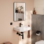 Lavabo hansgrohe Xanuia Q 500/390 con foro miscelatore senza troppo pieno - vista dettagliata