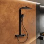 Villeroy & Boch Infinity Showers Duschsystem mit 3 Funktionen für Wandmontage - technische Ansicht