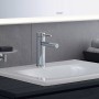 Miscelatore monocomando per lavabo Duravit Circle M senza tappo di scarico a stelo