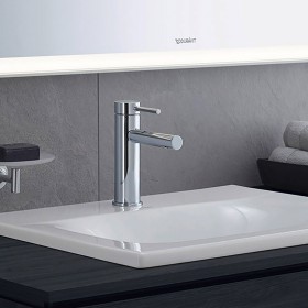 Miscelatore monocomando per lavabo Duravit Circle M senza tappo di scarico a stelo