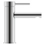 Miscelatore monocomando per lavabo Duravit Circle M senza tappo di scarico a stelo - vista tecnica