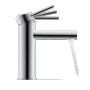 Miscelatore monocomando per lavabo Duravit Circle M senza tappo di scarico a stelo - vista dettagliata