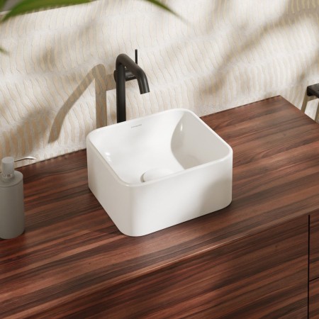 hansgrohe Xuniva Q Lavabo d'appoggio 30 x 30 cm, con SmartClean