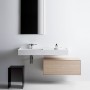 Vasque LAUFEN Kartell 120 x 46 cm, avec étagère à droite, avec 1 trou de robinet - vue détaillée