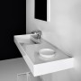 Vasque LAUFEN Kartell 120 x 46 cm avec 1 trou de robinet et tablette à droite - photo produit