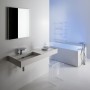 Vasque LAUFEN Kartell 120 x 46 cm, avec tablette à droite, avec 1 trou de robinet - vue technique