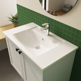 VitrA Integra Möbelwaschtisch 80 cm, mit Überlaufloch, 1 Hahnloch mittig