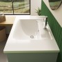 VitrA Integra Möbelwaschtisch 80 cm, mit Überlaufloch, 1 Hahnloch mittig - Produktansicht