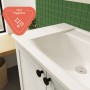 VitrA Integra Möbelwaschtisch 80 cm, mit Überlaufloch, 1 Hahnloch mittig - technische Ansicht