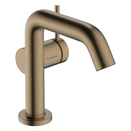 Rubinetto monocomando per lavabo hansgrohe Tecturis S 110 Fine CoolStart risparmio d'acqua+ con scarico