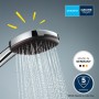 GROHE Vitalio Comfort 110 Handbrause mit 2 Strahlarten - technische Ansicht