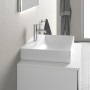 Lavabo Duravit DuraSquare brossé avec 1 trou de robinet, 60 x 47 cm - photo produit